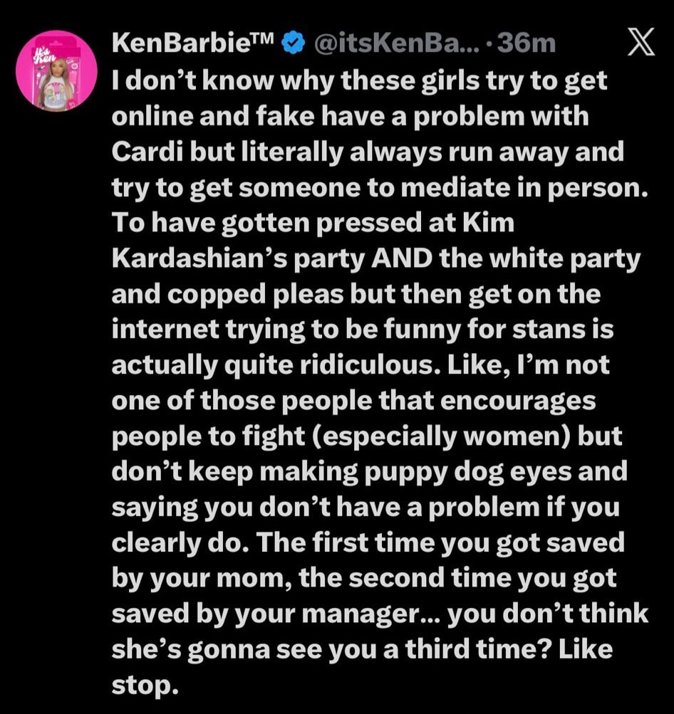 KenBarbie Ice Spice Cardi B KenBarbie Ice Spice Cardi B