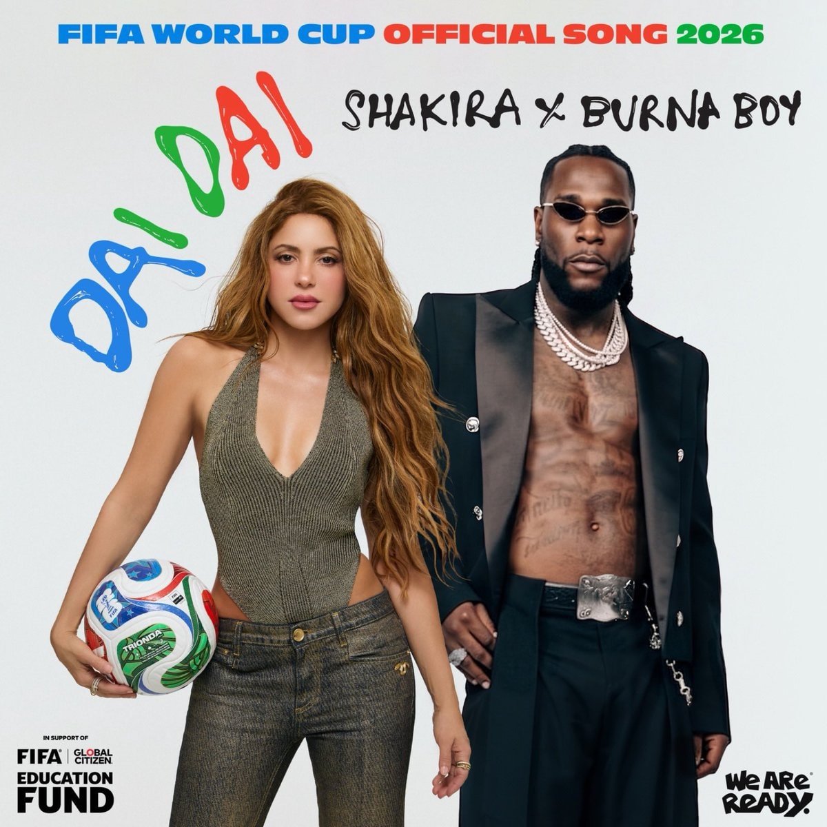 Shakira Burna Boy Dai Dai Spotify Global Chart (photo 1 of 2) Shakira Burna Boy Dai Dai Spotify Global Chart (photo 1 of 2)