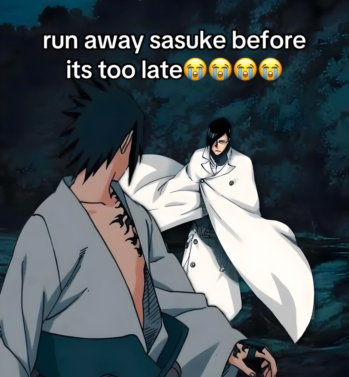 Sasuke run away edit