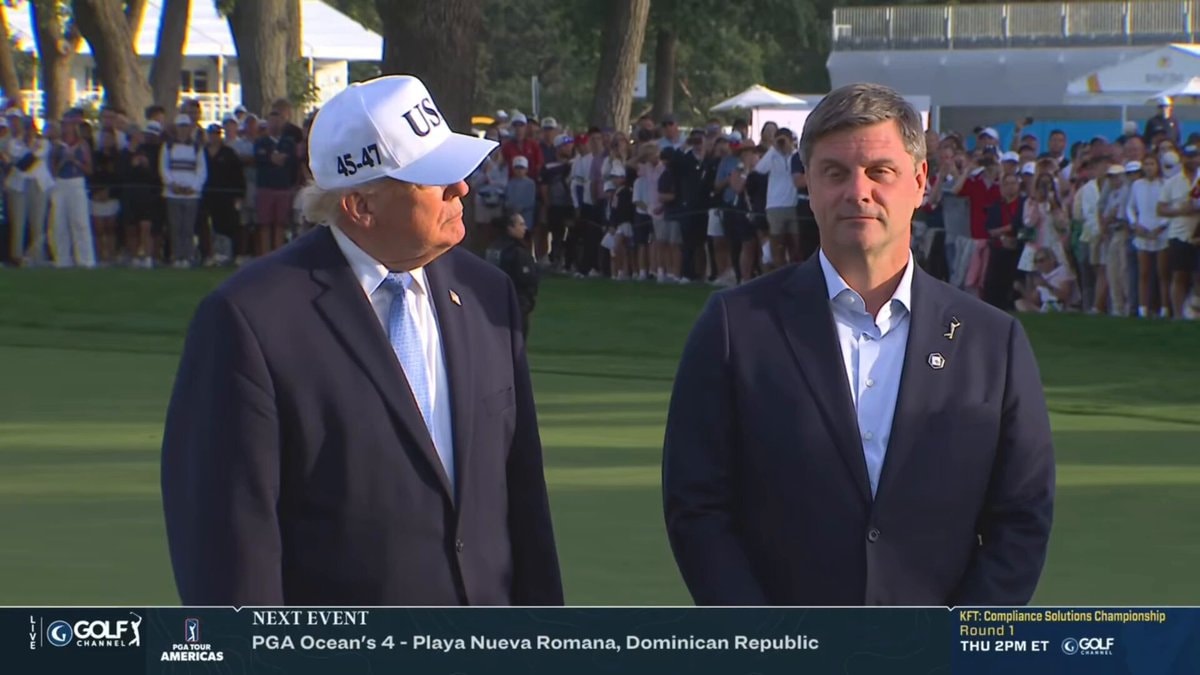 Trump Illinois Golf Crowd Reaction