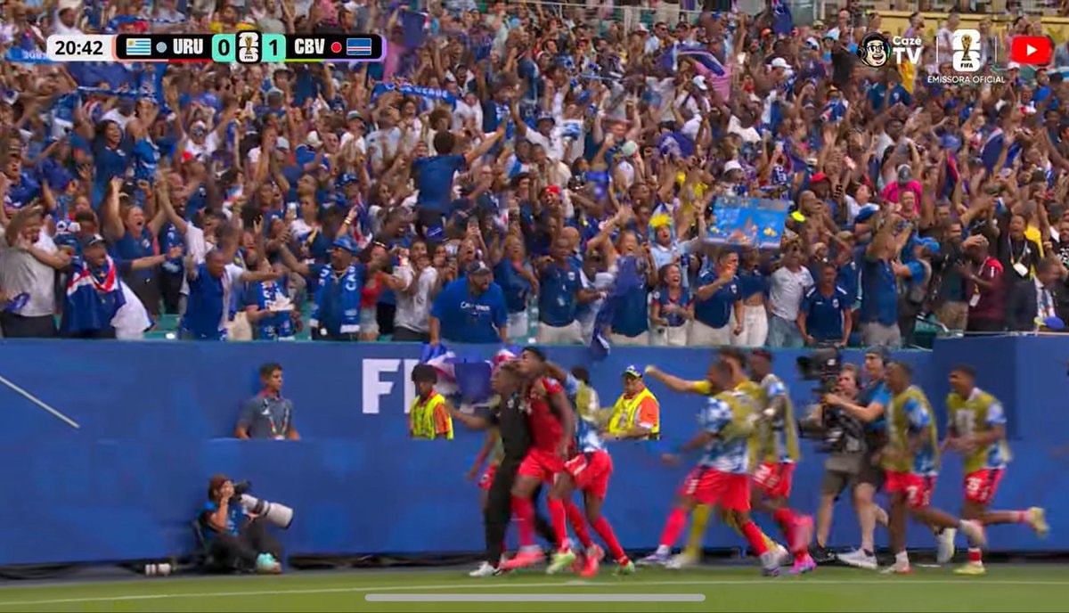 Cape Verde goal vs Uruguay World Cup