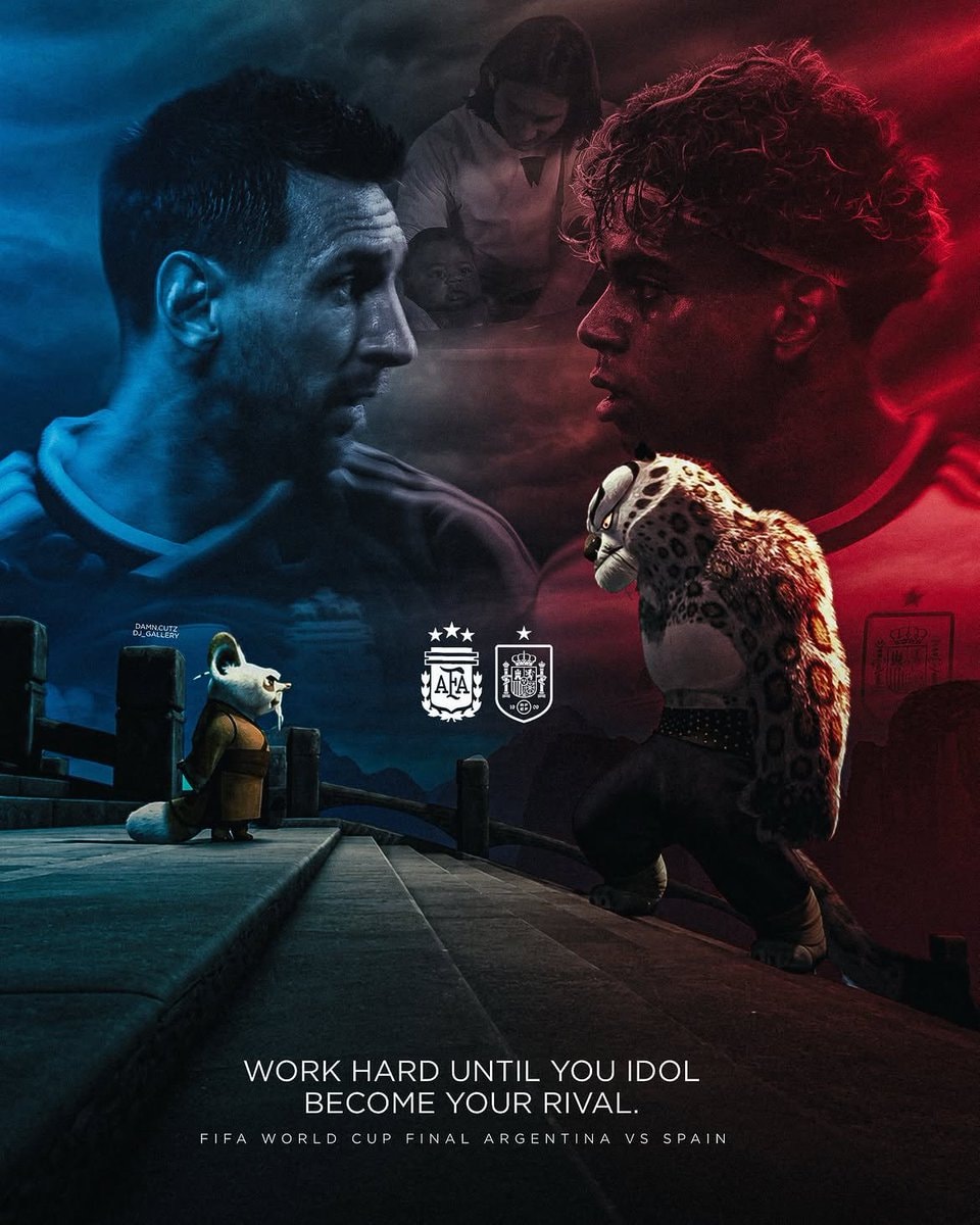 Messi Kung Fu Panda edit Argentina vs Spain