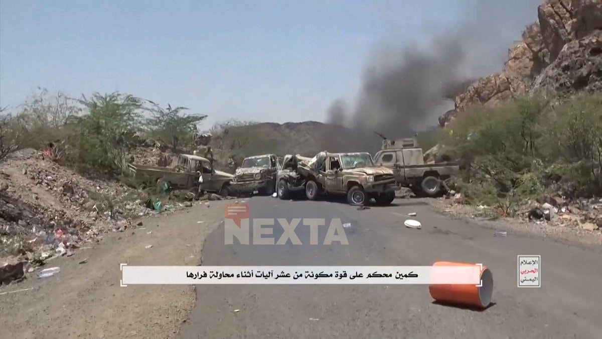 Houthis claim 10 vehicles destroyed