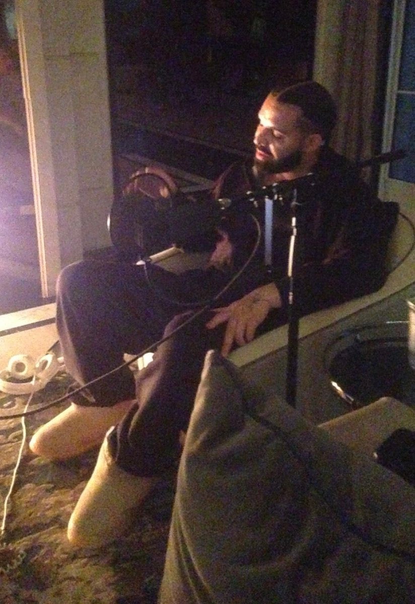 Drake back in the studio