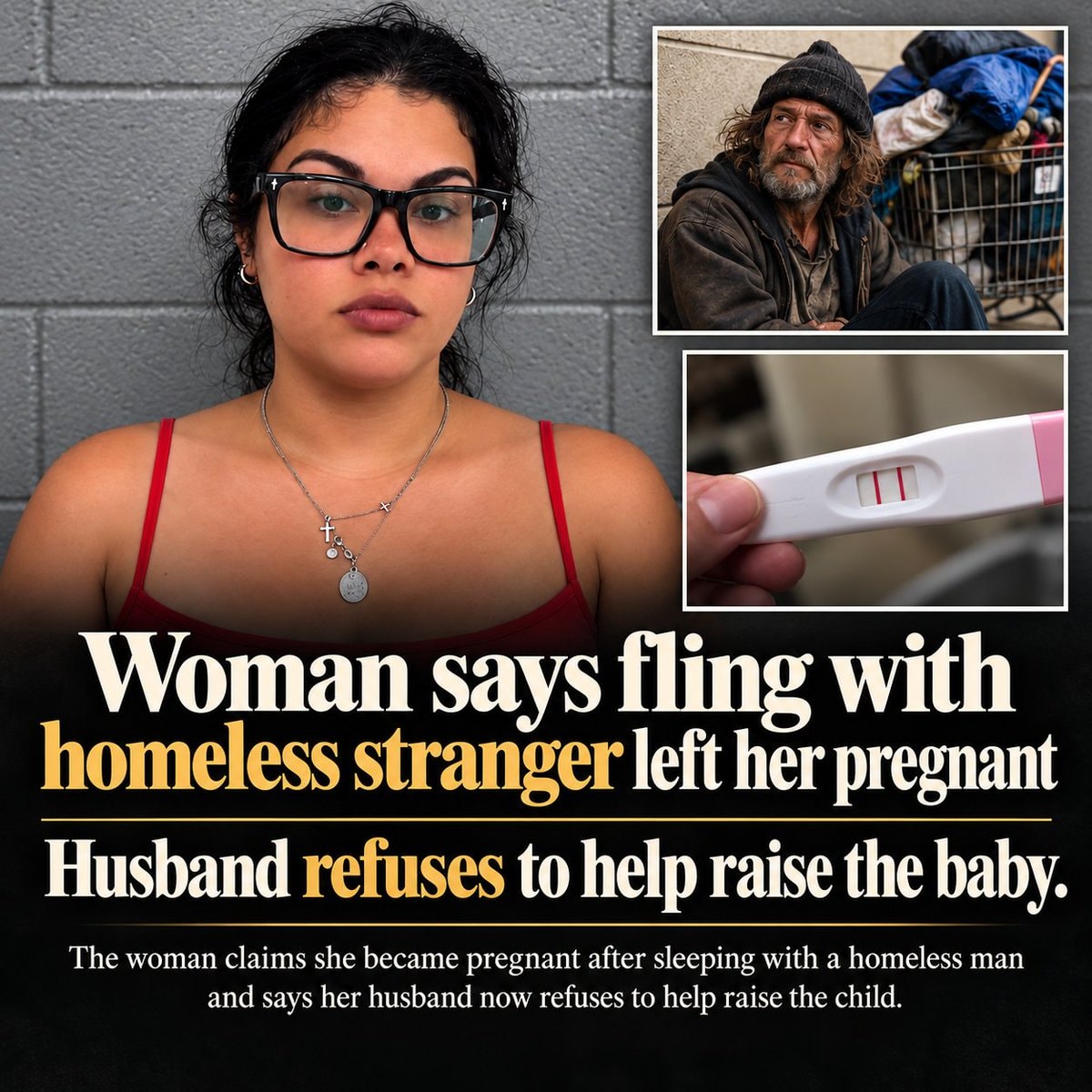 Married woman can't find baby's father