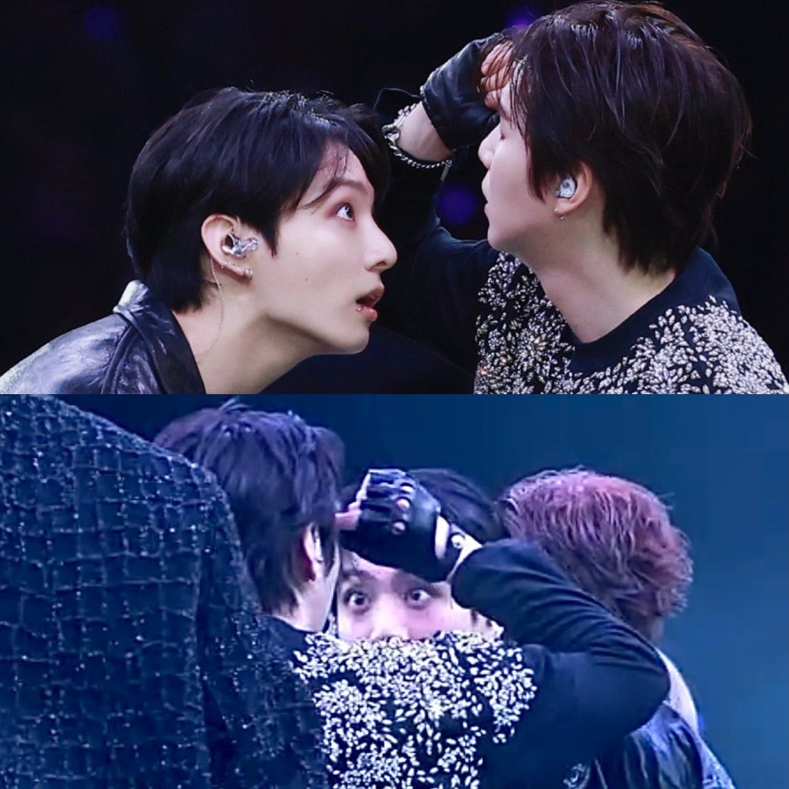Jungkook boba eyes Yoongi moment