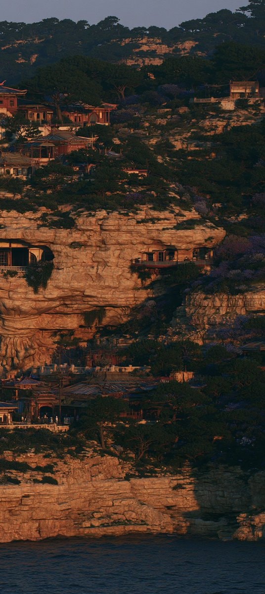 Midjourney 8.2 giant cliffside architecture (photo 4 of 4)