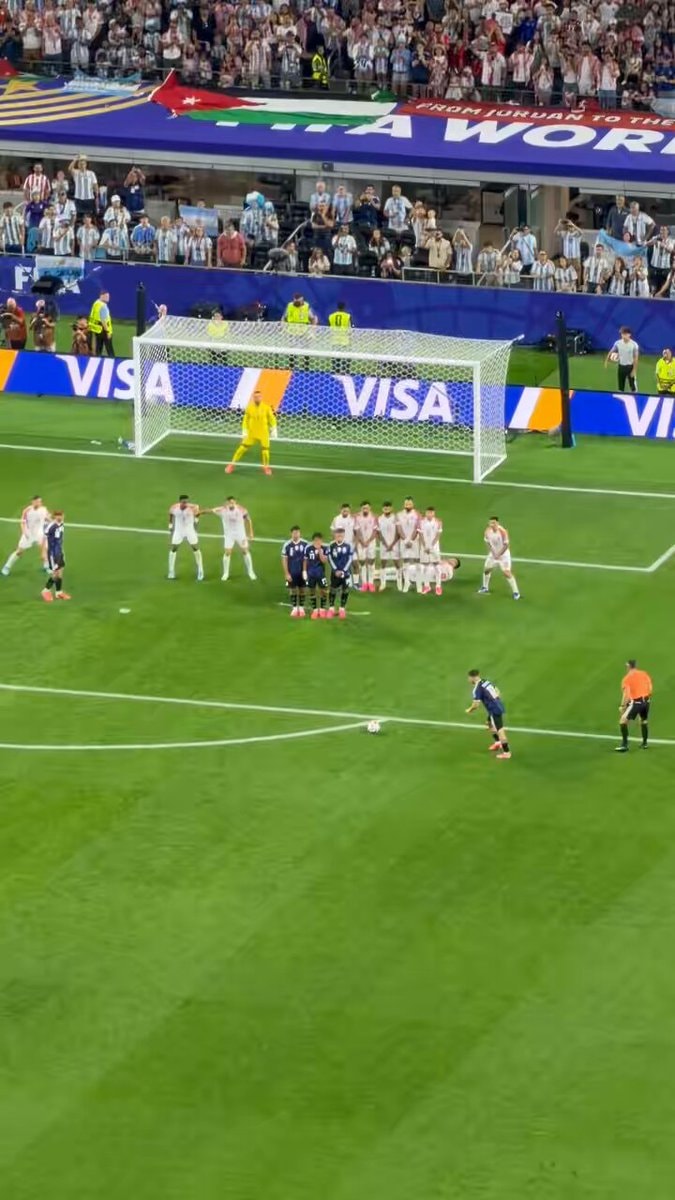 Lo Celso free kick goal against Jordan