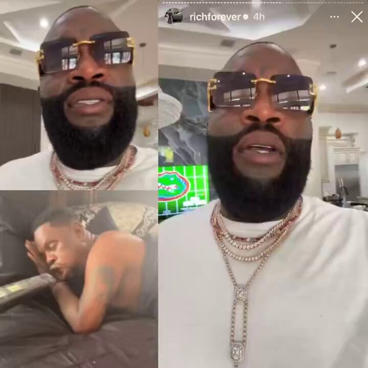 Rick Ross friend sleeping at noon