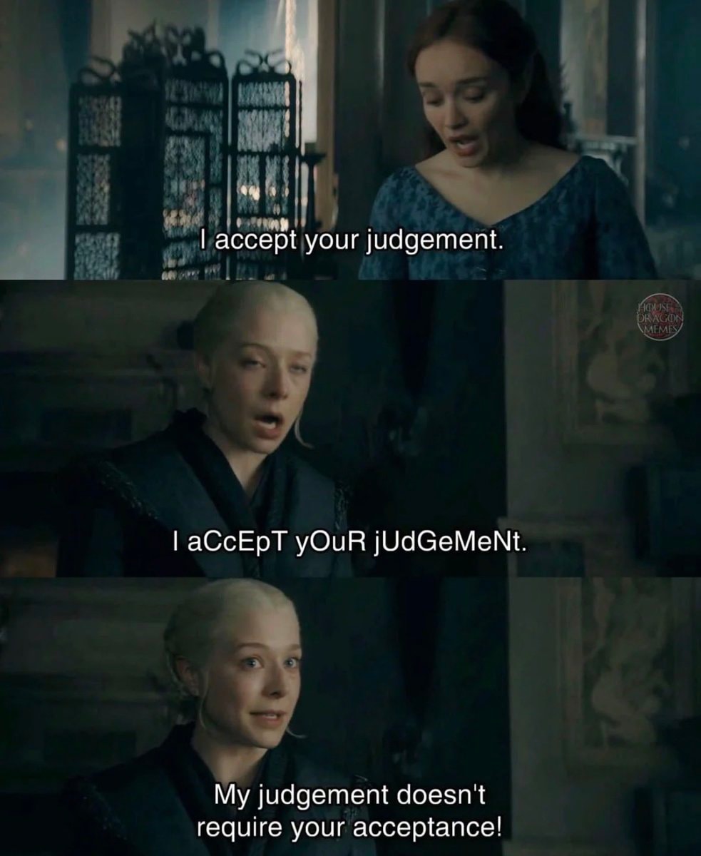 House of the Dragon meme judgement House of the Dragon meme judgement