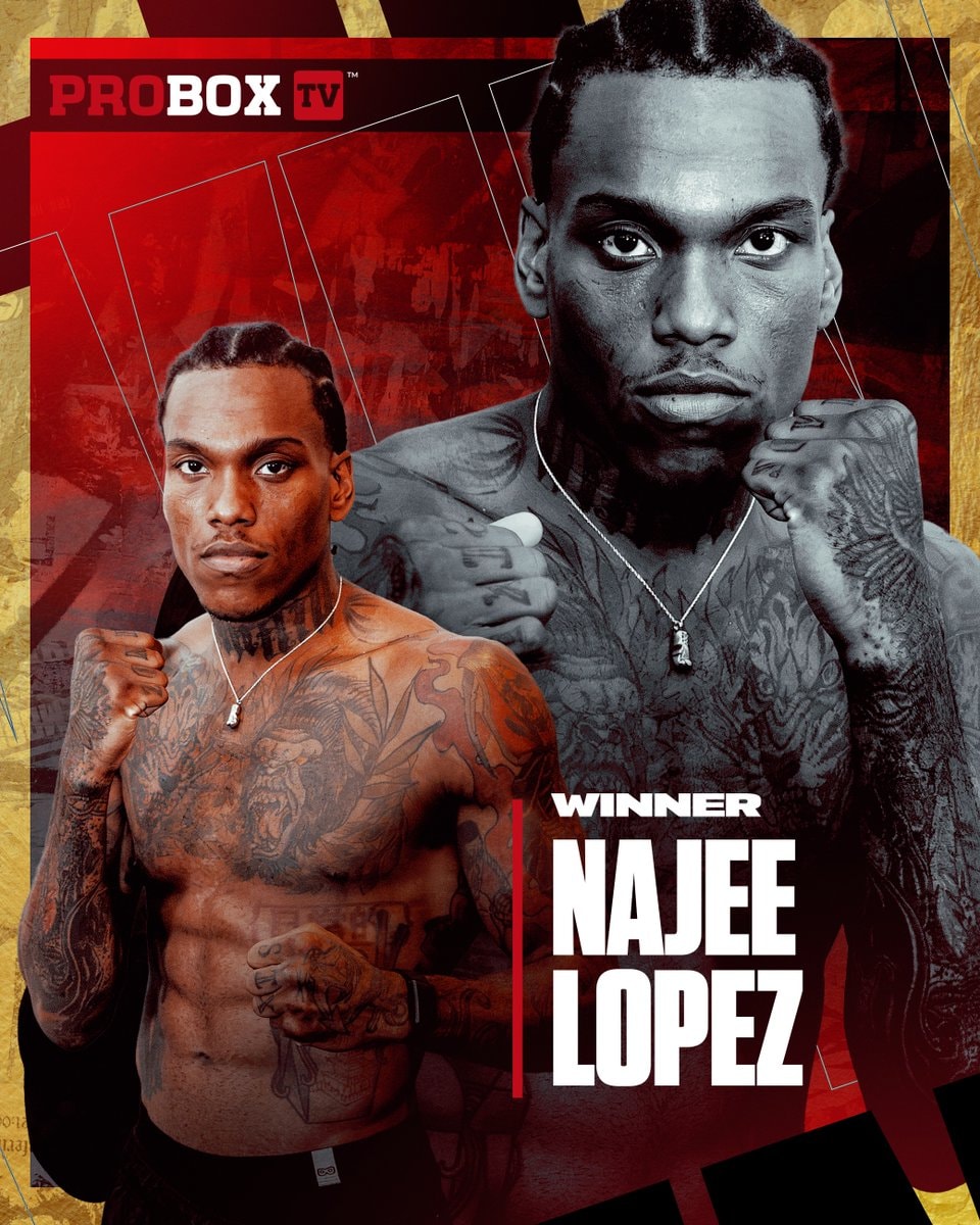Najee Lopez winner ProBox TV
