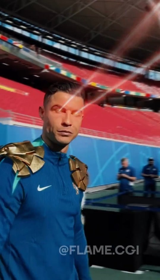 Cristiano Ronaldo Homelander comparison