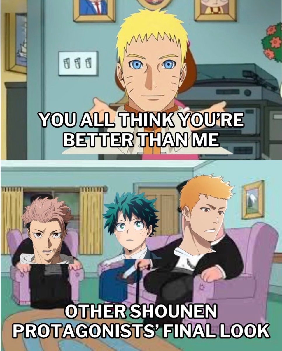 Naruto Uzumaki vs other shounen protagonists