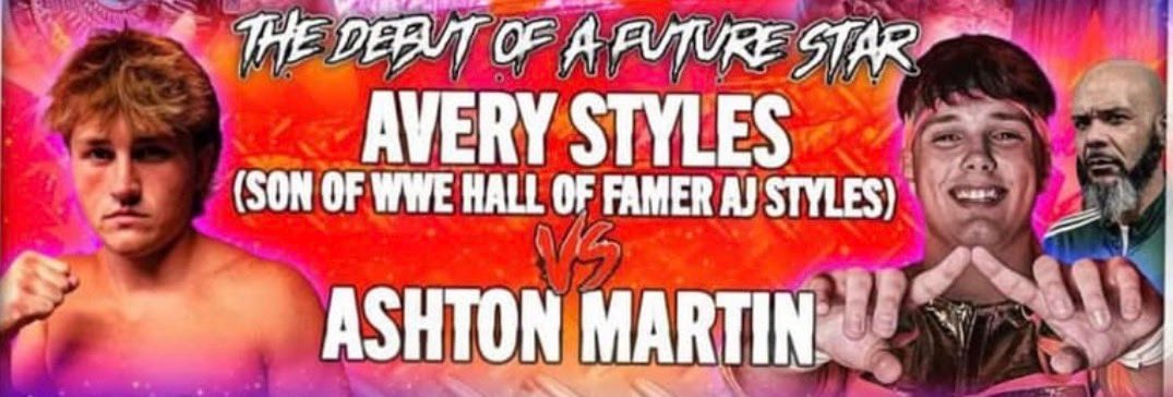 Avery Styles debut poster AJ Styles son