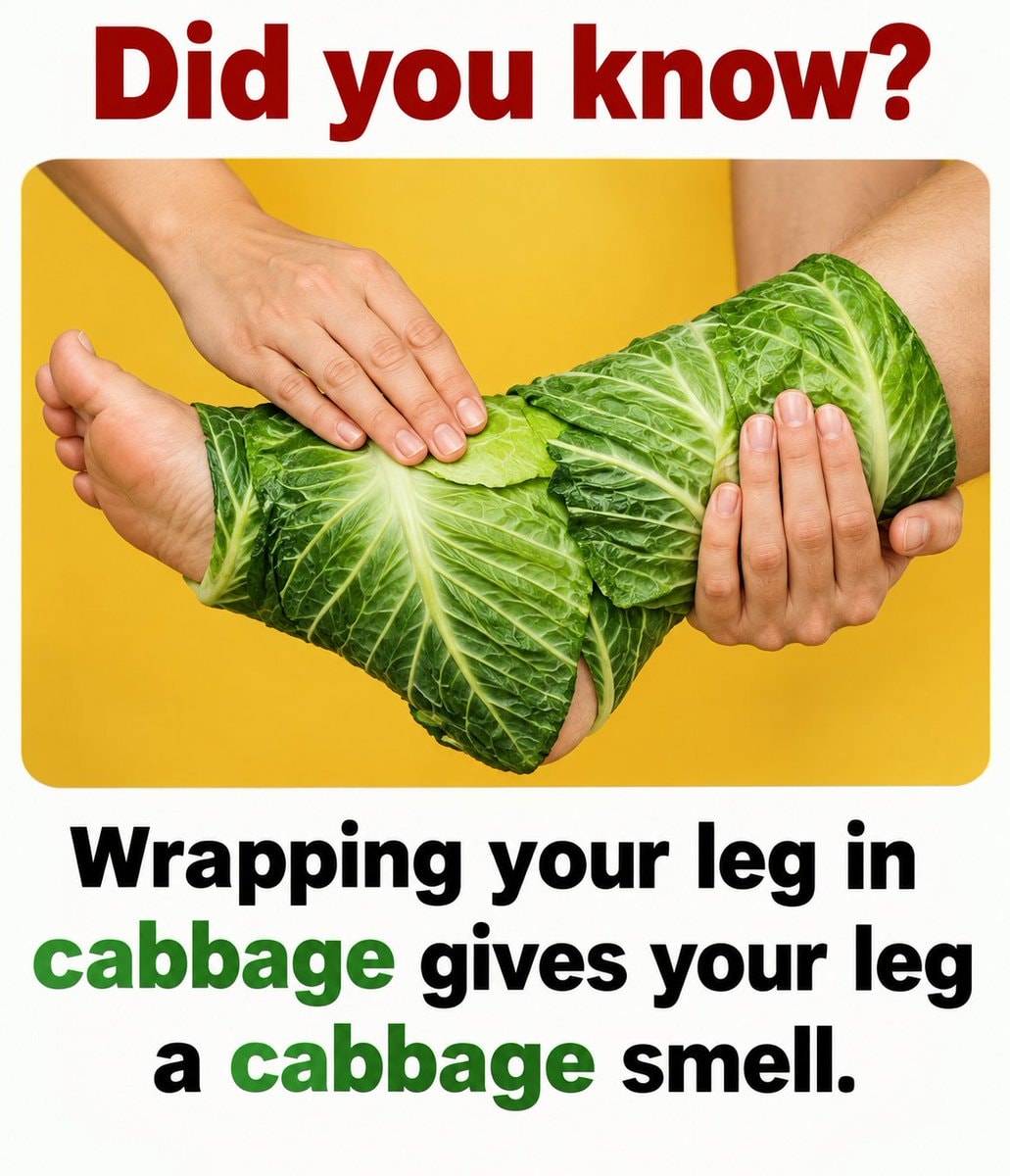 cabbage leaf leg wrap