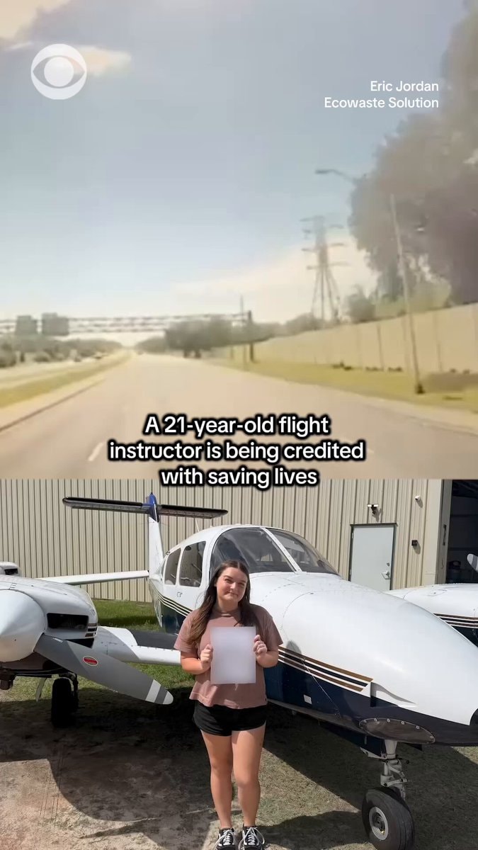21-year-old flight instructor Florida highway landing