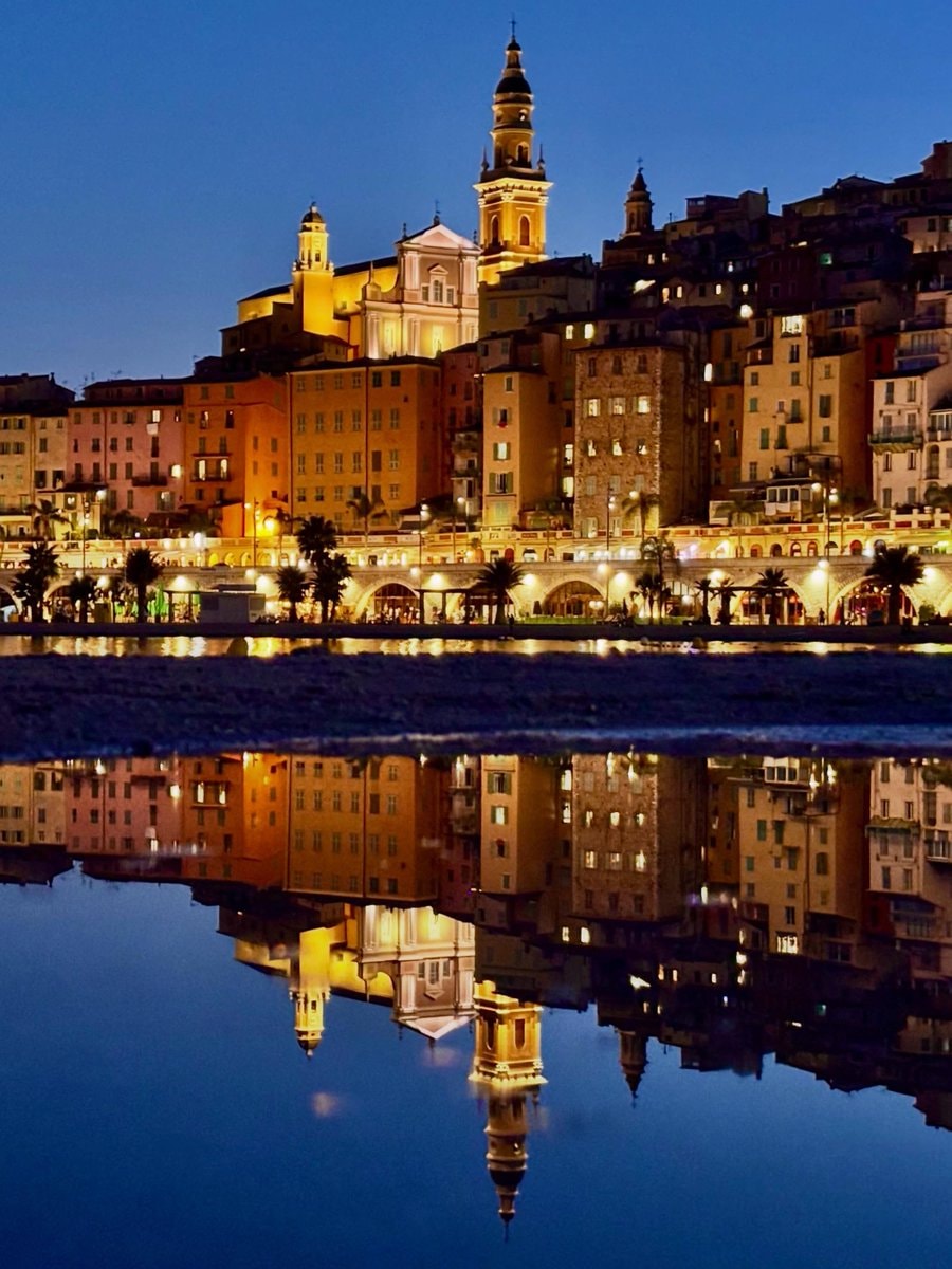 Menton France coastal town