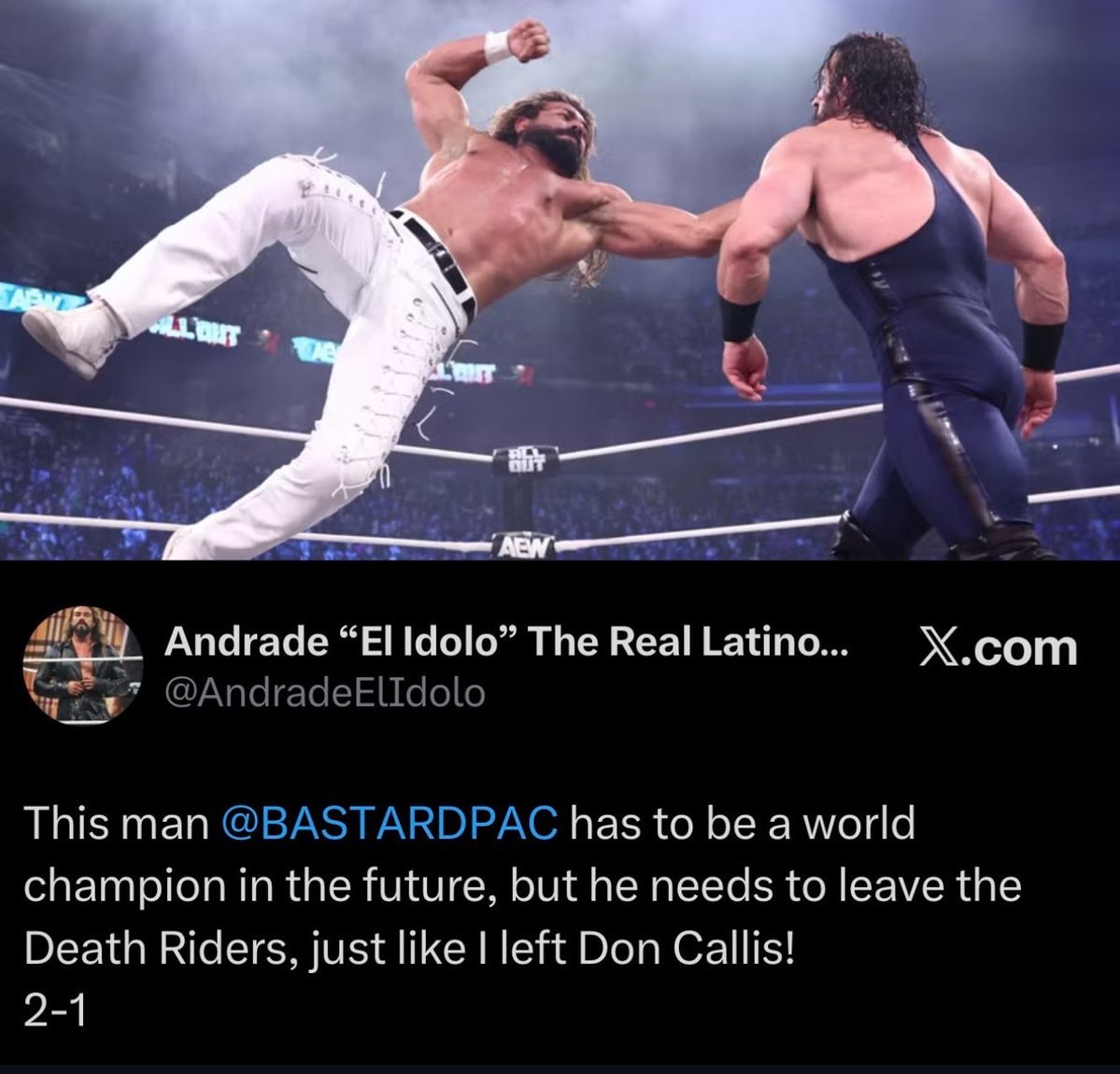 Andrade on PAC and the Death Riders