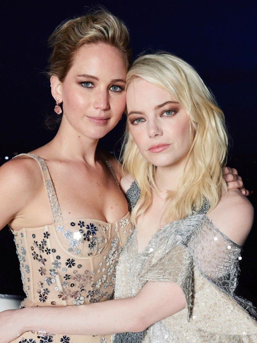 Jennifer Lawrence Emma Stone Miss Piggy