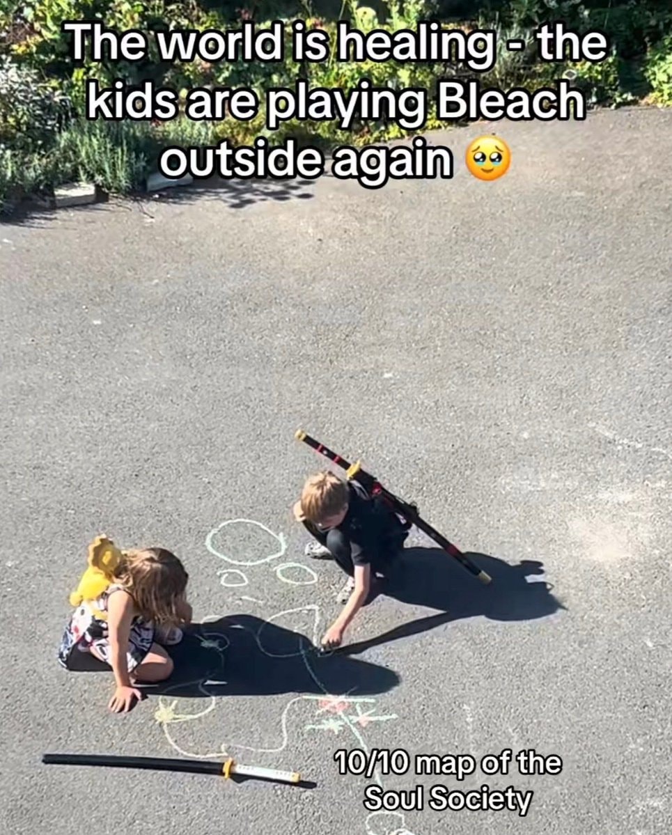 Bleach kids playing Soul Society Bleach kids playing Soul Society