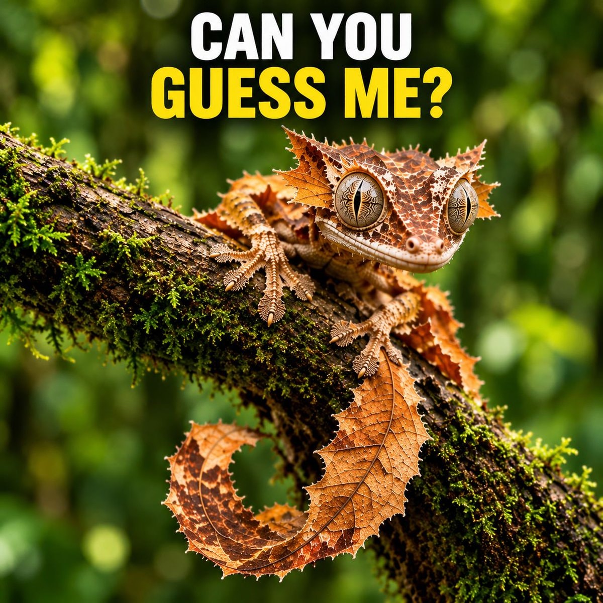 Crested Gecko Camouflage Challenge
