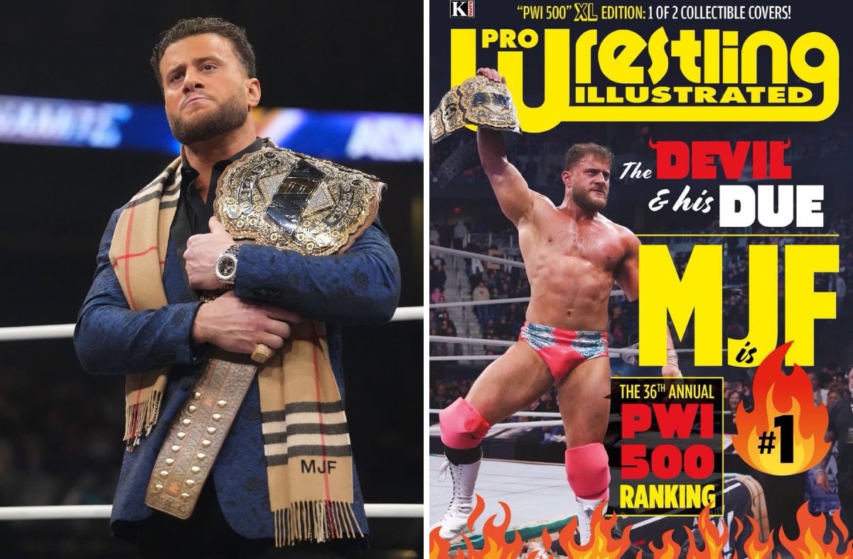 MJF PRO WRESTLING ILLUSTRATED cover