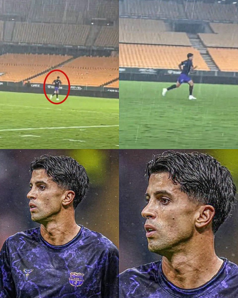 Joao Cancelo training alone
