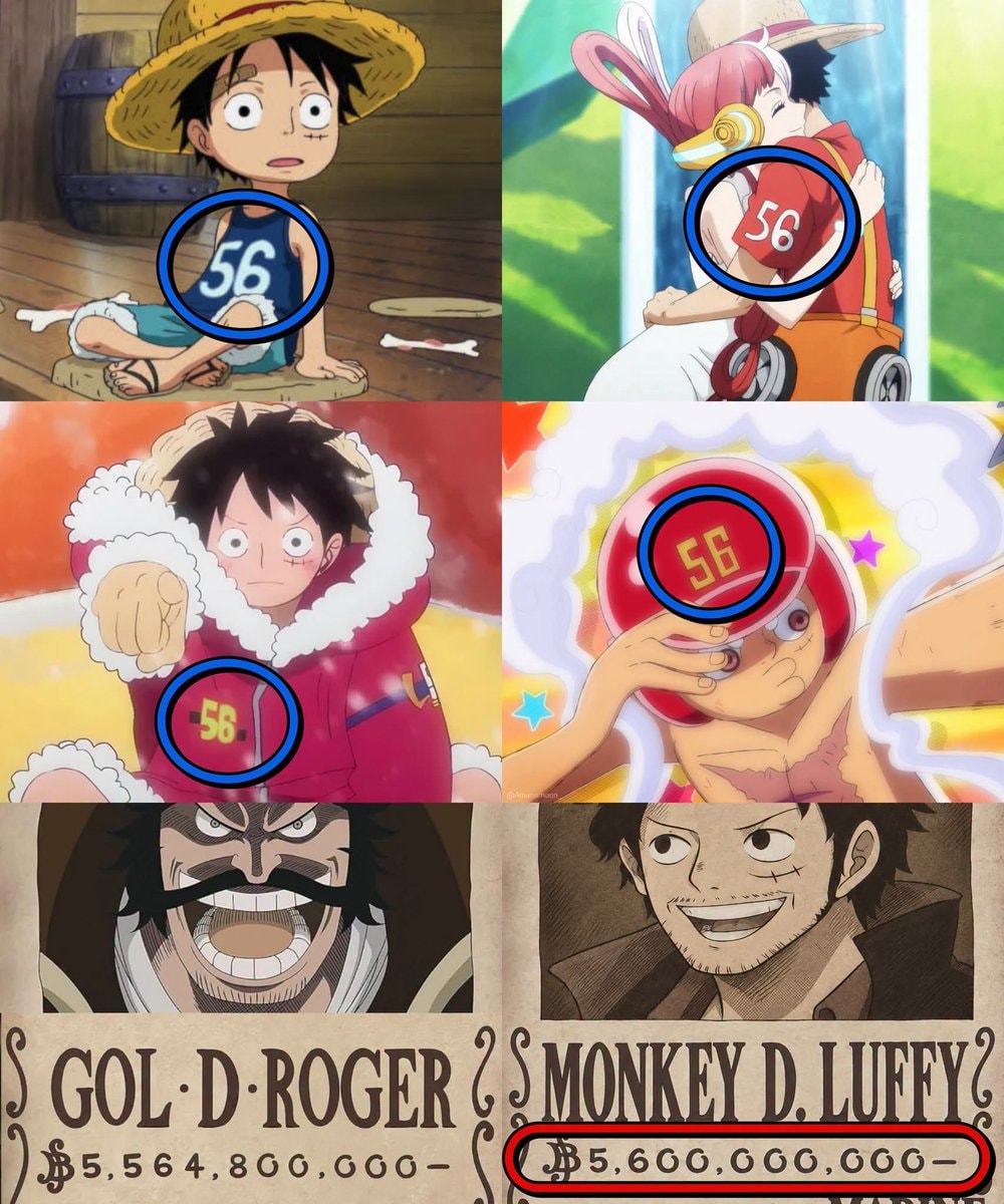 One Piece fan collage