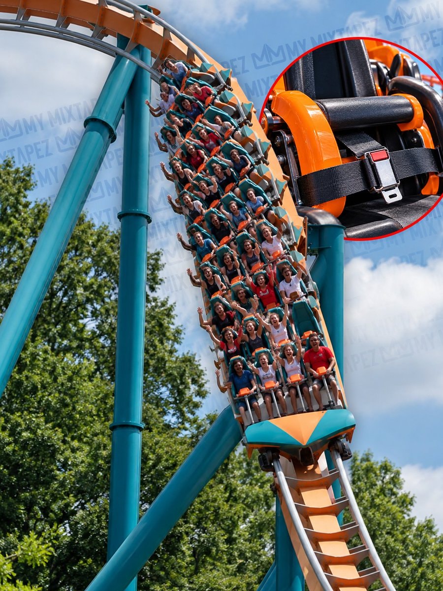Six Flags seat belts after fatal fall