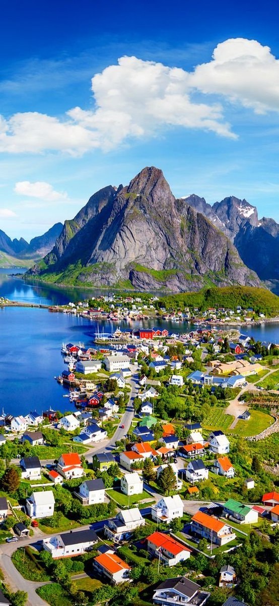 Lofoten Norway coastal village