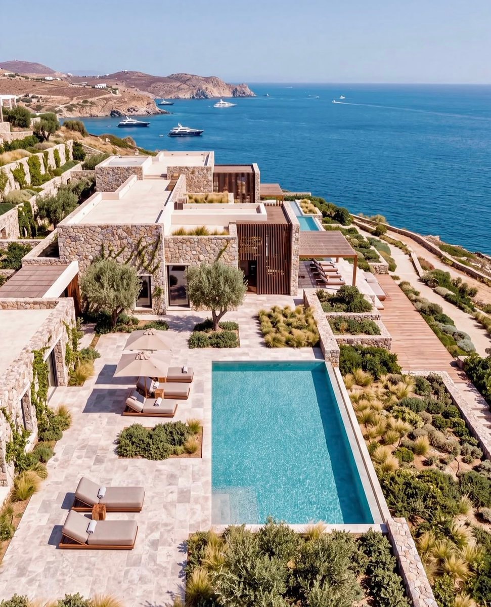 luxury villa with infinity pool