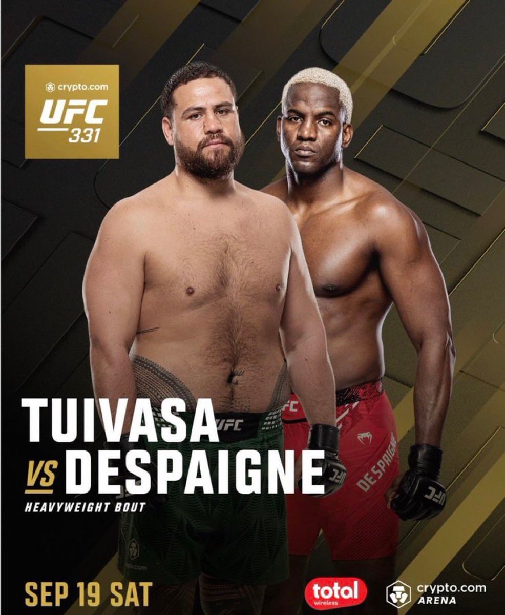 Tuivasa vs Despaigne UFC 331