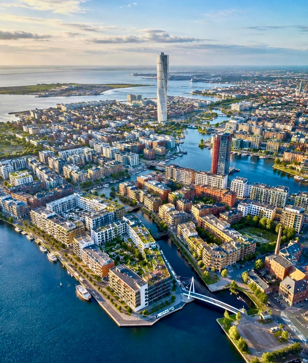 Denmark aerial view Denmark aerial view