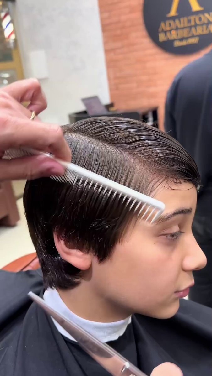 old school barbershop haircut