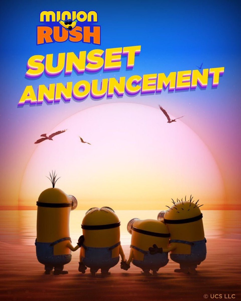 MINION RUSH shutting down