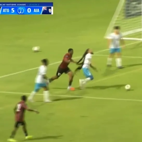 Antigua and Barbuda two red cards vs Anguilla (photo 2 of 2) Antigua and Barbuda two red cards vs Anguilla (photo 2 of 2)