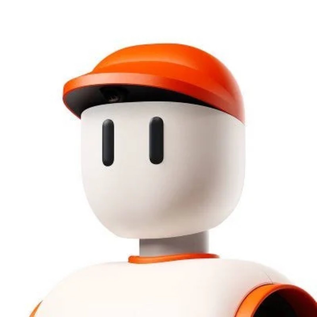 robot with cow head and red cap (photo 2 of 2)