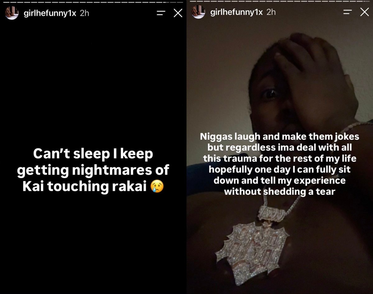 Reggie on Kai Cenat nightmares and trauma
