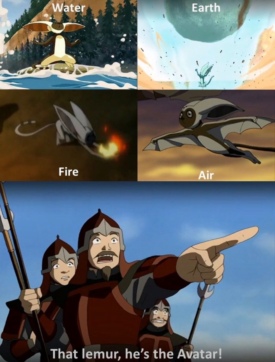Avatar: The Last Airbender lemur meme