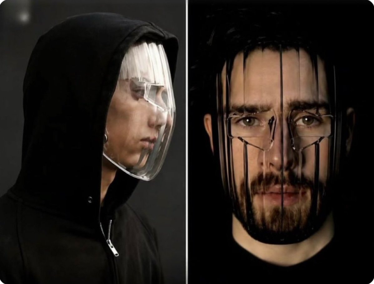 Transparent mask confuses AI facial recognition