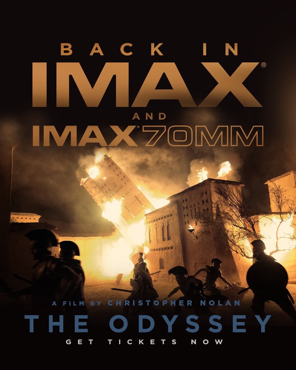 The Odyssey Christopher Nolan IMAX 70MM The Odyssey Christopher Nolan IMAX 70MM