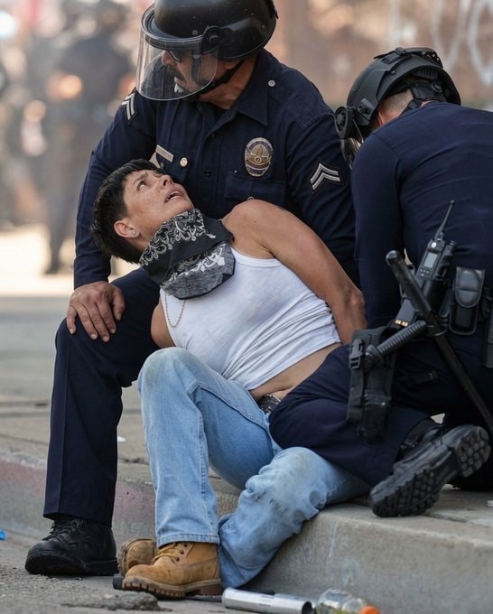 ICE takedown of leftist protestors ICE takedown of leftist protestors
