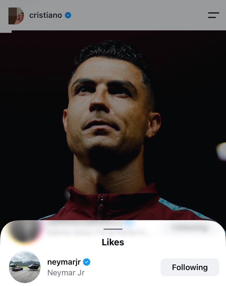 Neymar Jr supports Cristiano Ronaldo