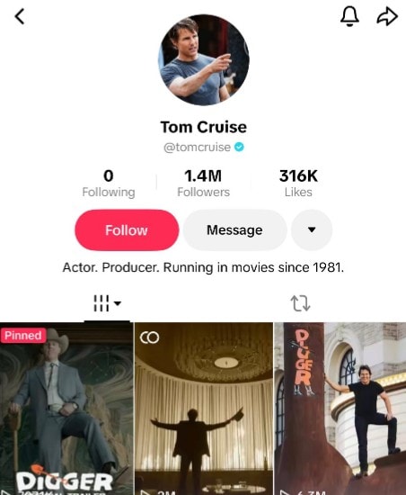 Tom Cruise joins TikTok (photo 2 of 2)