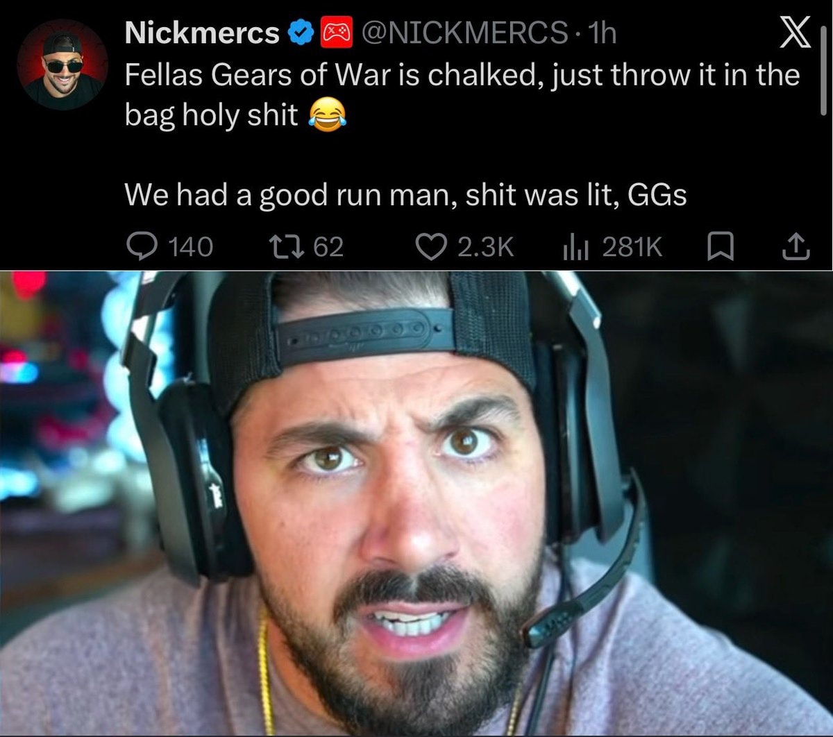 Nickmercs on new Gears of War