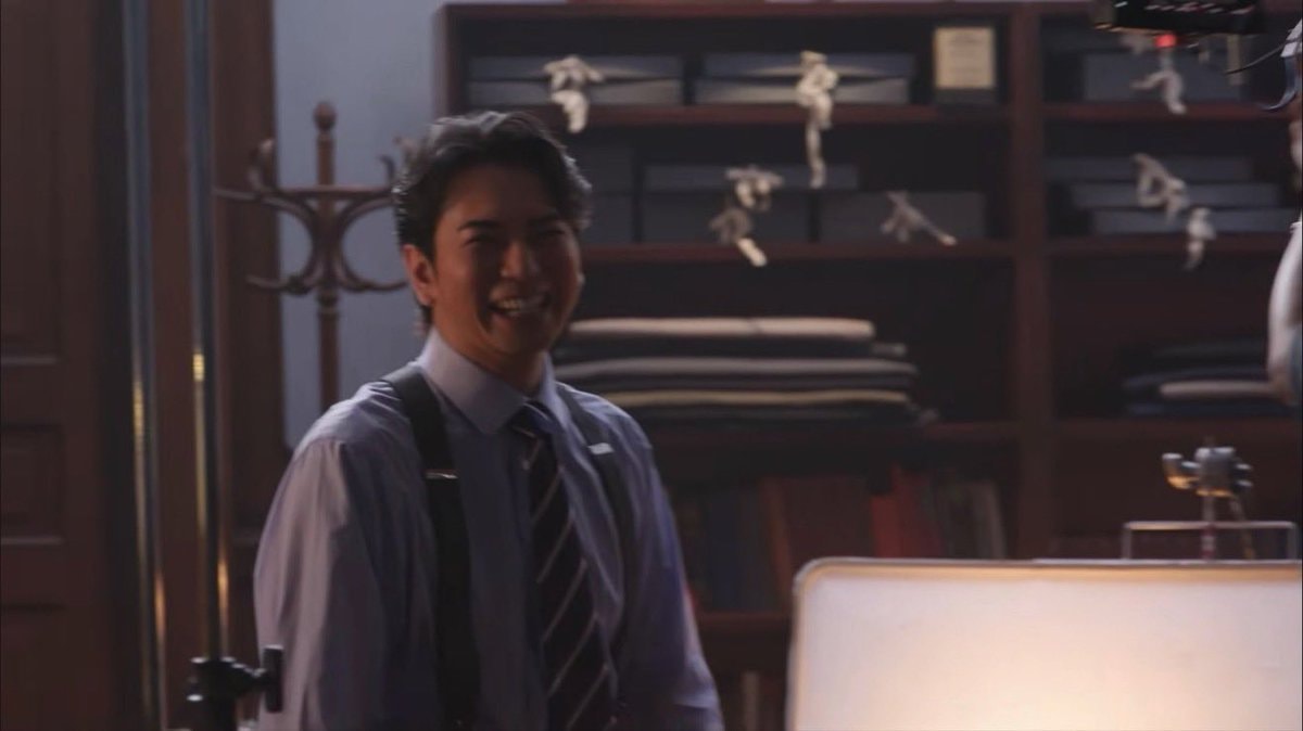 man smiling broadly