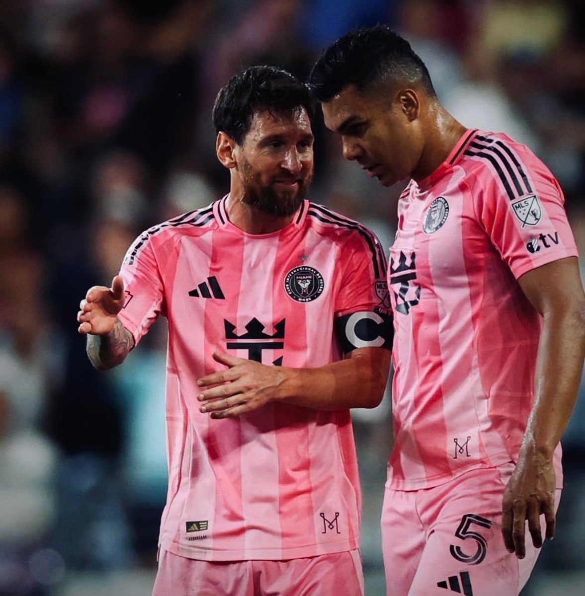Casemiro Messi MLS reaction
