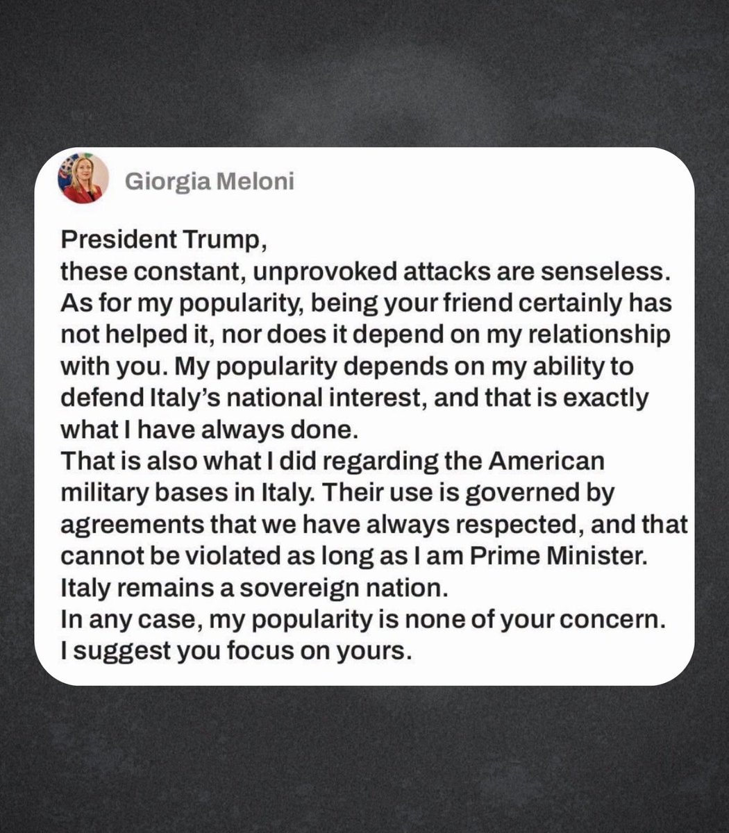 Trump and Meloni G7 summit exchange (photo 2 of 2)