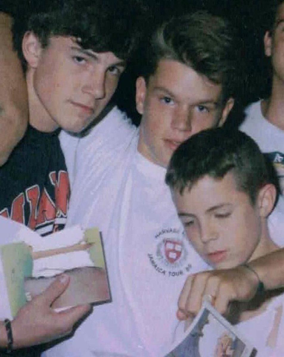 Ben Affleck, Matt Damon and Casey Affleck in the late 1980s