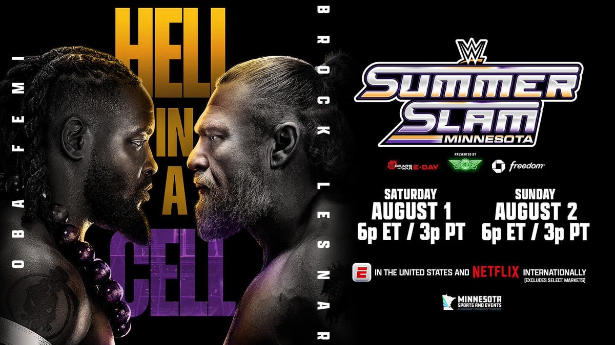 WWE SummerSlam card Roman Reigns Seth Rollins (photo 3 of 4)